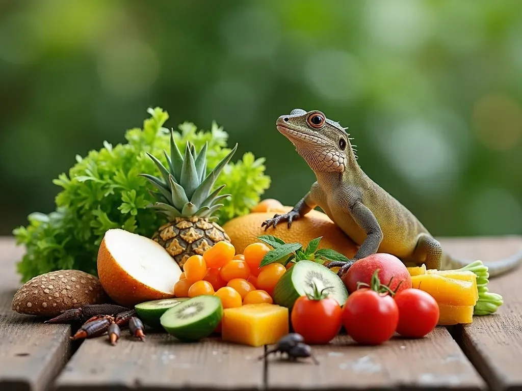 カナヘビの餌