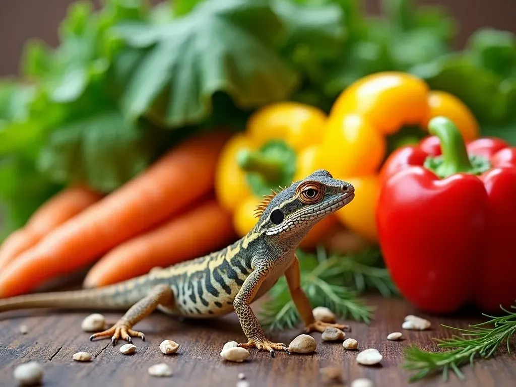 トカゲの餌野菜